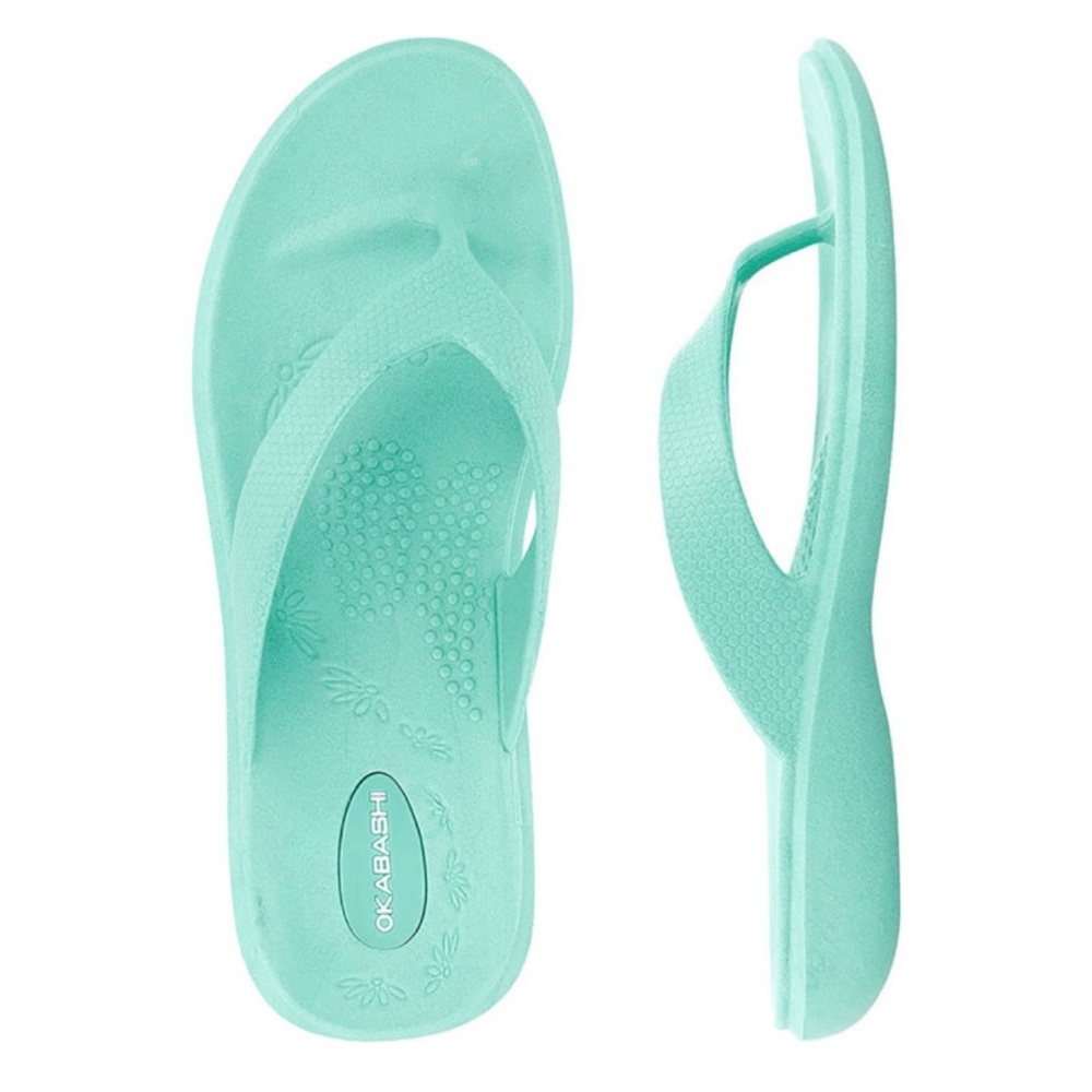 Ladies’ Okabashi Maui Seafoam Flip Flops